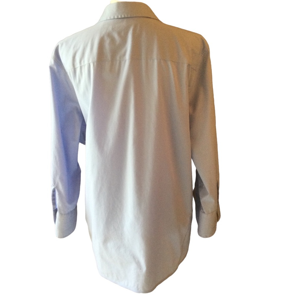 Foxcroft Button Down Blue Blouse. - Picture 2 of 6